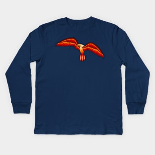 Phoenix Fawkes Kids Long Sleeve T-Shirt